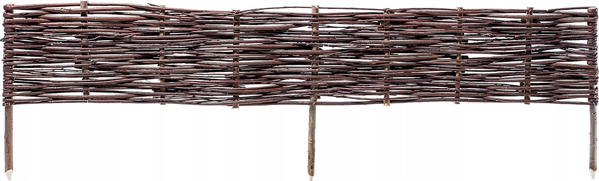 Kadax Palisada Ogrodowa 120x20cm Obrzeże Płot Wiklinowy