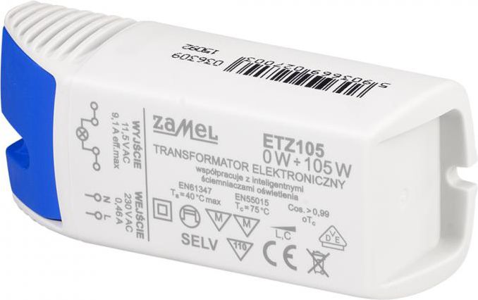 Zamel Transformator elektroniczny 230/11,5V 0-105W ETZ105 (LDX10000038)