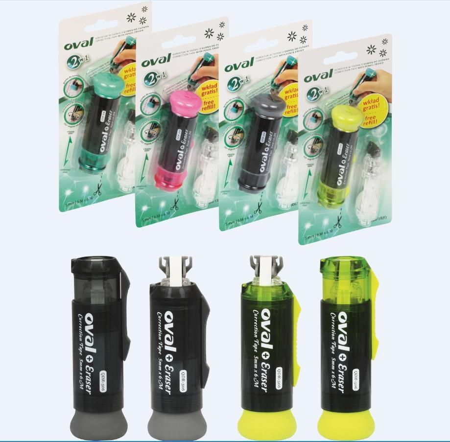 KW Trade Korektor w taśmie 5mm 6m gumka + wkład QDR-506