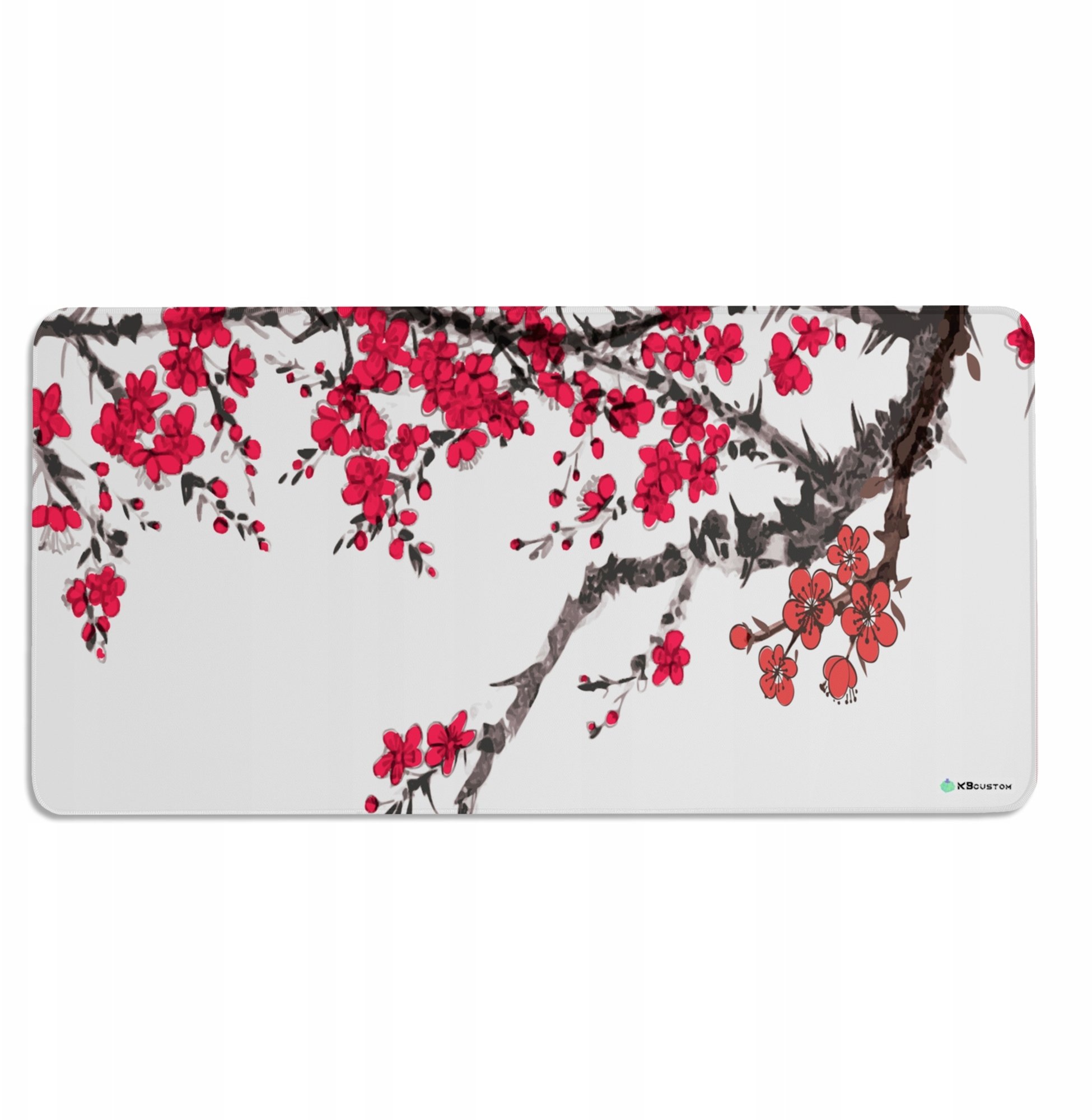 KBcustom DUŻA PODKŁADKA MATA POD MYSZKĘ MYSZ 100x50 XXXL KBcustom Biurko Flower 57