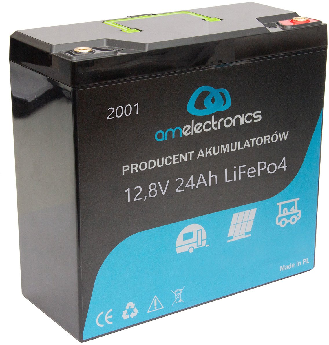 ACV Akumulator pakiet 12,8V 24Ah (24000mAh) LiFePo4 (2001)