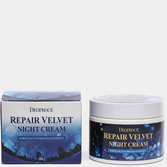 Deoproce Krem na noc rozjaśniający i intensywnie nawilżający Repair Velvet 100g