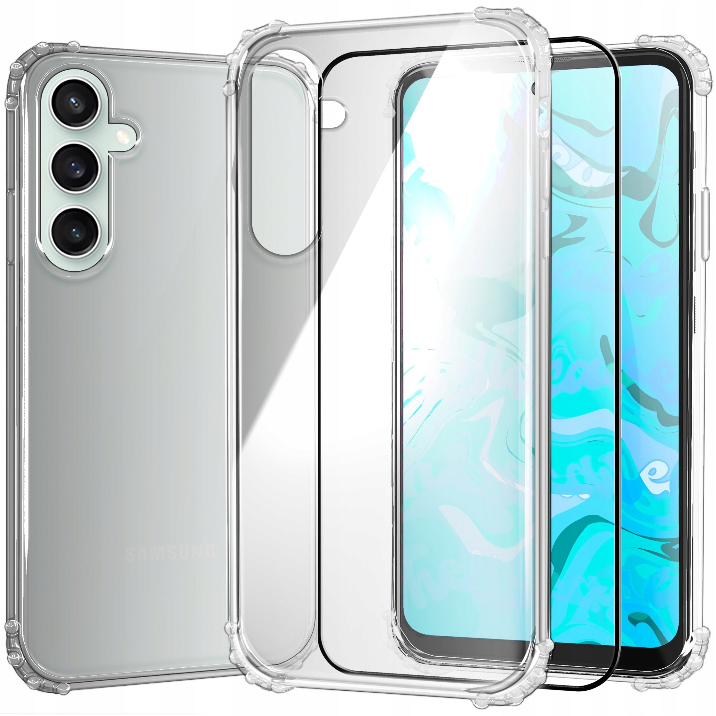 Hello Case ETUI PANCERNE DO SAMSUNG GALAXY S23 FE | CASE SILIKON GUMOWE SLIM SZKŁO