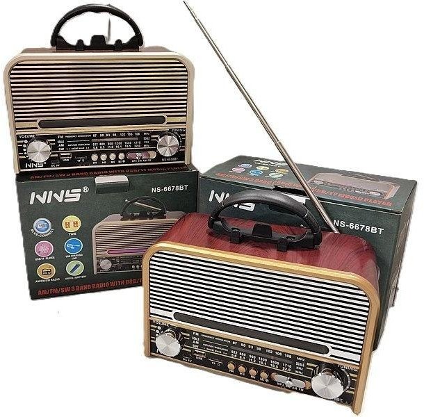 Głośnik z radiem Bluetooth kabel USB