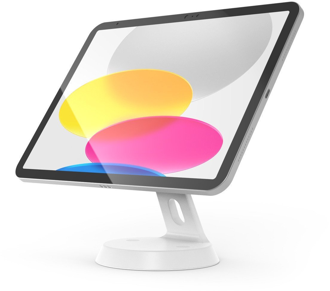 Compulocks GlideTab - Aufstellung - fur Tablett - verriegelbar - Aluminium - weiss - Bildschirmgrosse: bis zu 27,9 cm (bis zu 11 Zoll) - Thekenbereich