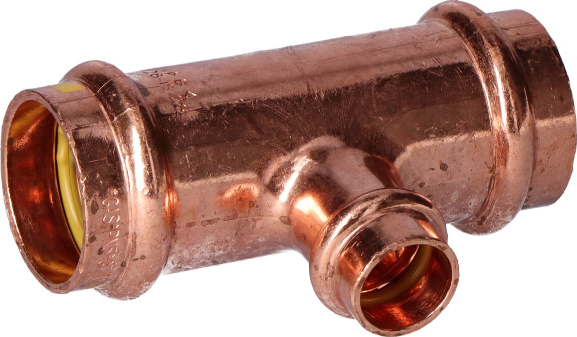 Conex Trójnik redukcyjny 28 x 15 x 28 CU B Press Gas