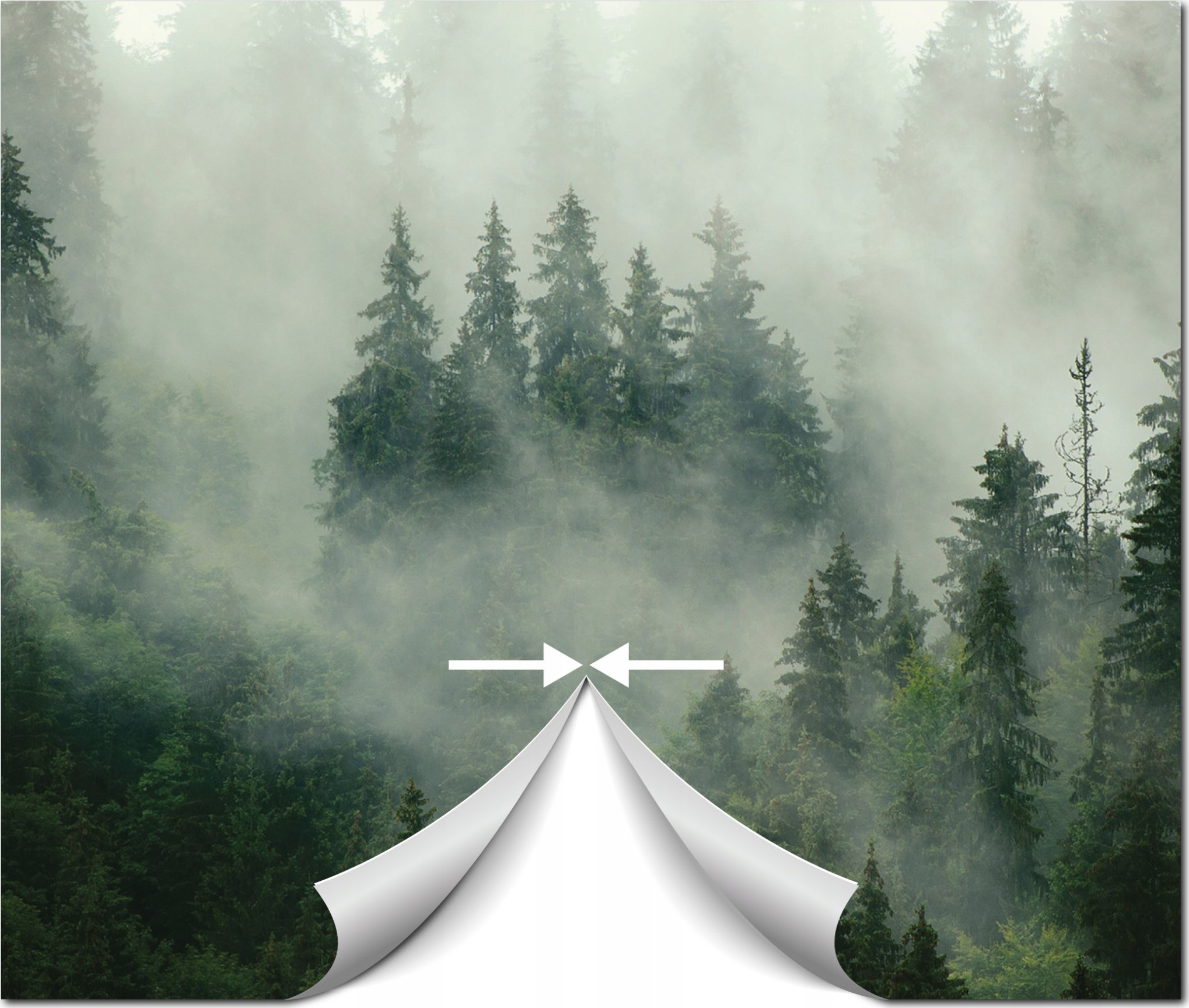 FOTOTAPETA WODOSPAD 3D LAS NATURA KRAJOBRAZ SALON TAPETA NA ŚCIANĘ 400x280