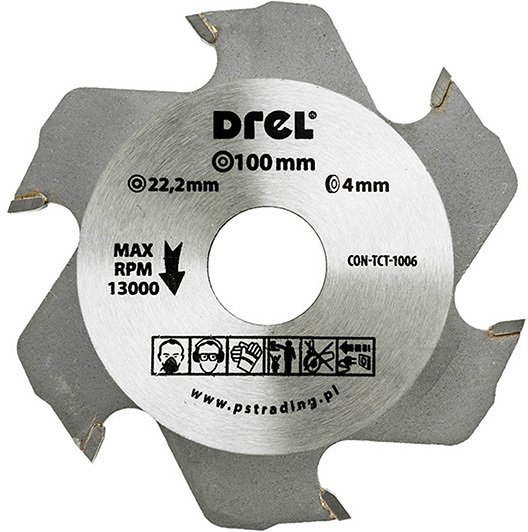 Drel DREL Piła Tarczowa Do Drewna 100mm 6T Widiowa Do Pilarki Budowa