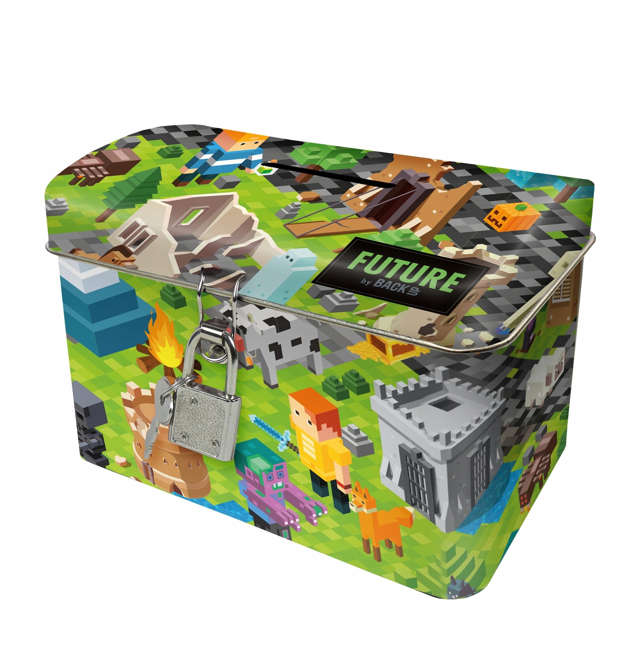 Derform Skarbonka z kłódką Kuferek DF