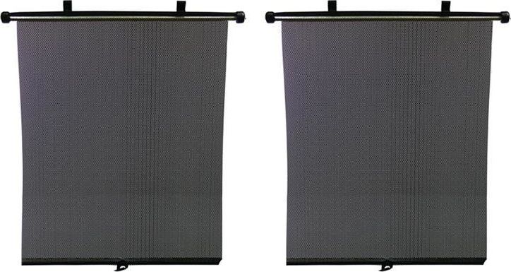 Roleta przeciwsłoneczna boczna czarna 2x50cm uniwersalny