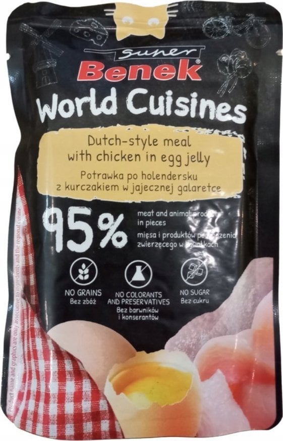 CERTECH SUPER BENEK SASZ.KOT 100g WORLD CUISINES KURCZAK W JAJECZNEJ GALARETCE