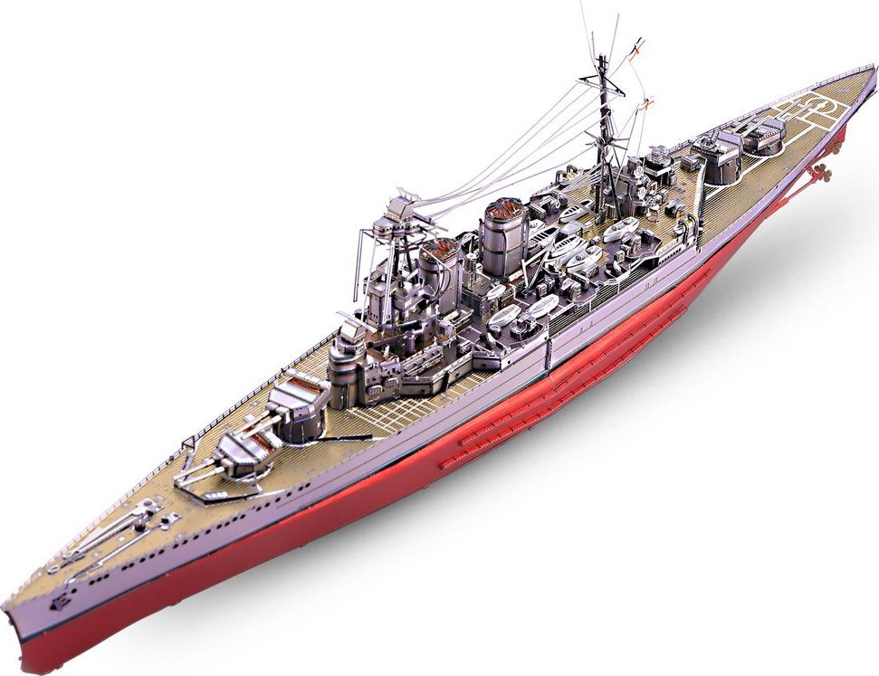 Piececool Puzzle Metalowe Model 3D - Statek HMS Hood