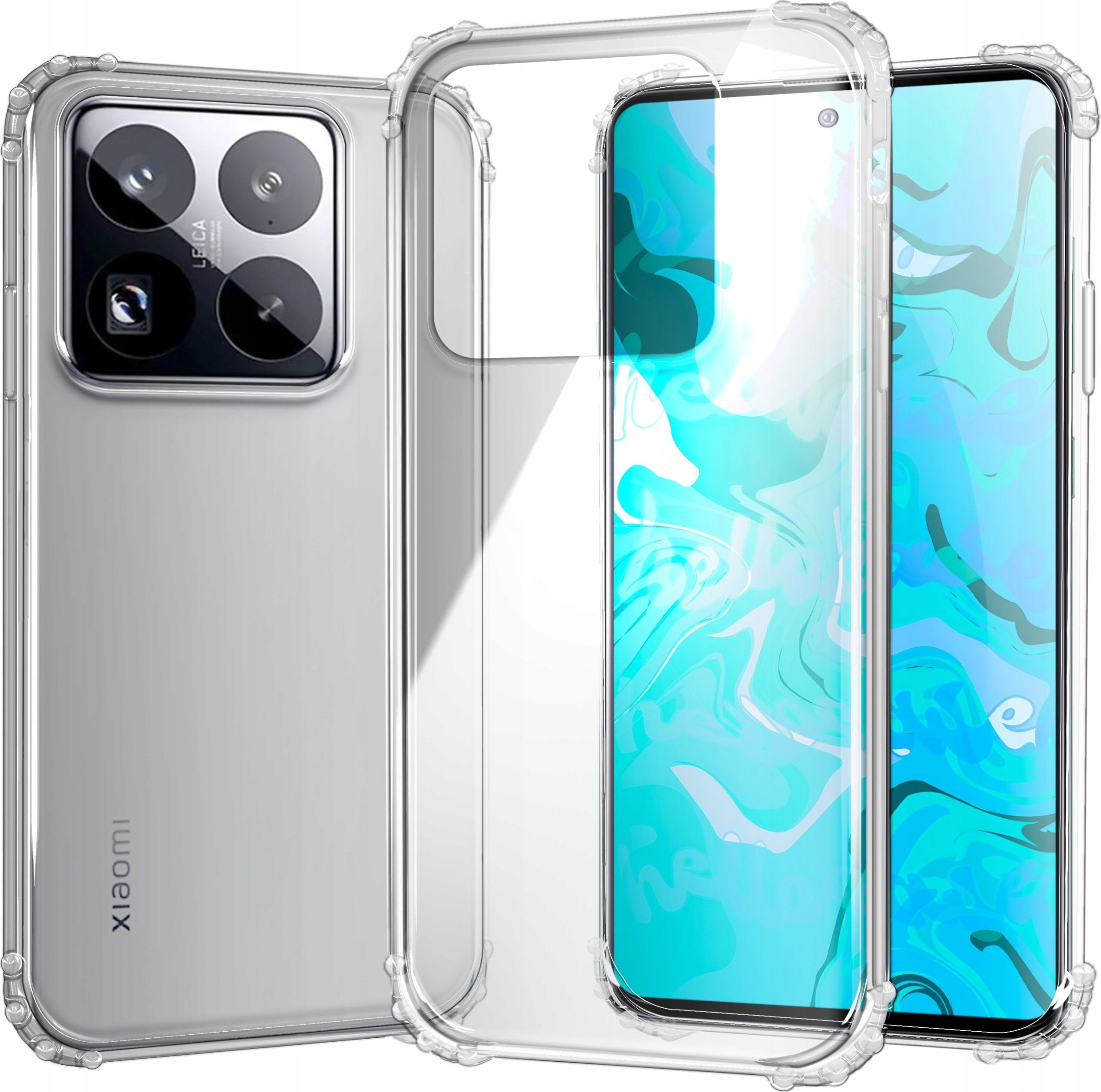 Hello Case ETUI PANCERNE DO XIAOMI 15 PRO | CASE SILIKON GUMOWE SLIM ANTI SHOCK PLECKI