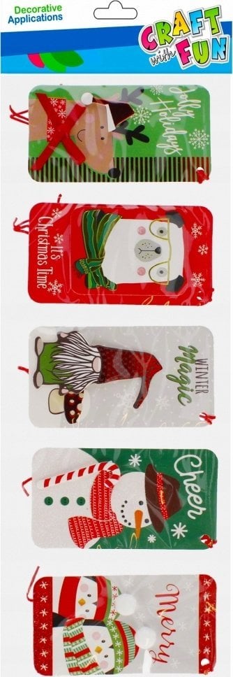Craft with Fun BILECIK PREZENT CF BN 5SZT 3D MIX PBH12/288