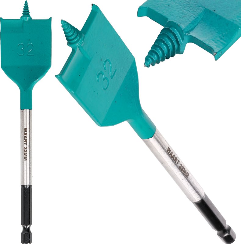 Wiertło Waart WAART Wiertło Łopatkowe Do Drewna ULTRA SPEED 32x152mm Do Przewiertów