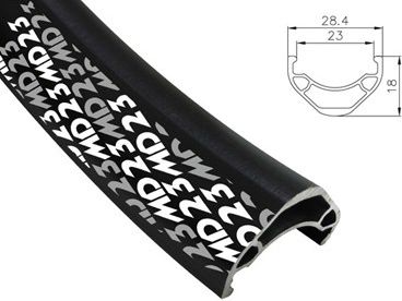 Alexrims Obręcz mtb MD23 29"x32otw. Tubeless Ready H.tarczowy kapslowana czarna (ALX-MD2329)