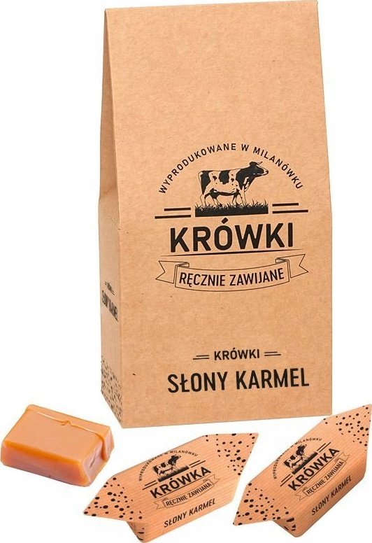 B&B Słodycze z Pomysłem Krówki ciągutki słony karmel w torebce 350g
