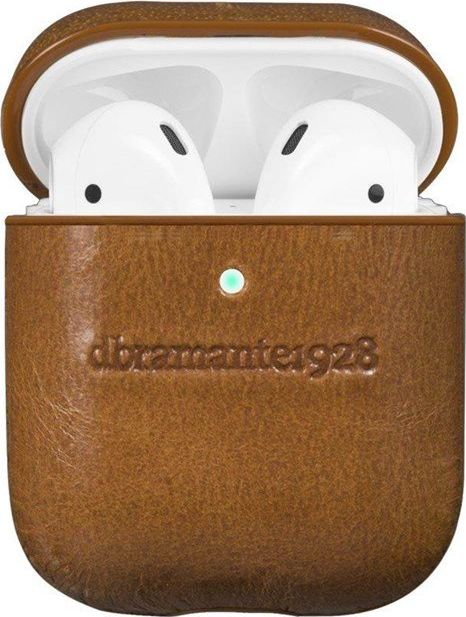 dbramante Etui ochronne Copenhagen Leather do AirPods 1/2 brązowe