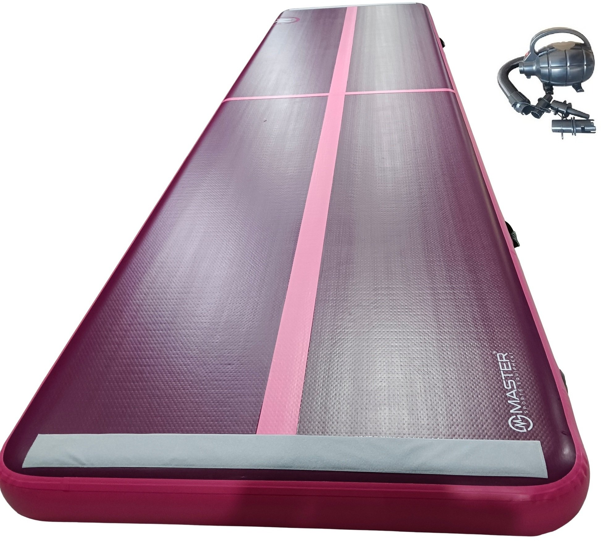 Master Airtrack Ścieżka Gimnastyczna Akrobatyczna MASTER S-Pro 600 x 150 x 20 cm - Fioletowo-Różowy