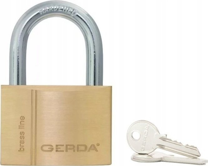 Gerda BRASS LINE S50 kłódka pałąkowa mosiężna 0KMP0005000.98230B