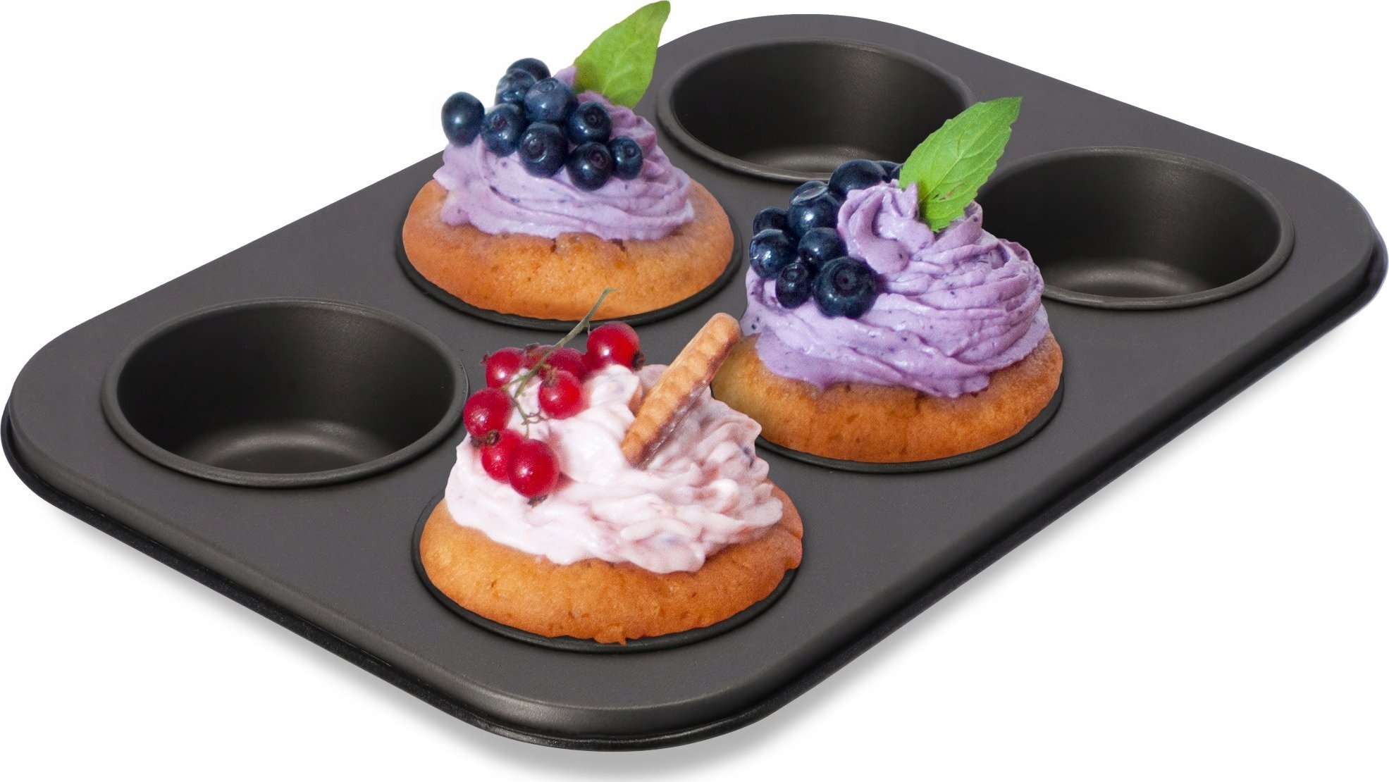 Kadax Forma Blaszka Do Muffinek Babeczek Nieprzywieralna