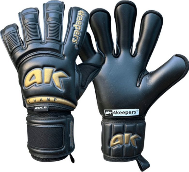 Zdjęcia - Pozostałe akcesoria 4keepers Rękawice  Champ Gold Black VI RF2 S906441 