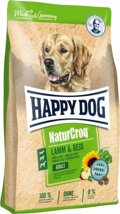 Happy Dog NATURCROQ JAGNIĘ/RYŻ 15kg