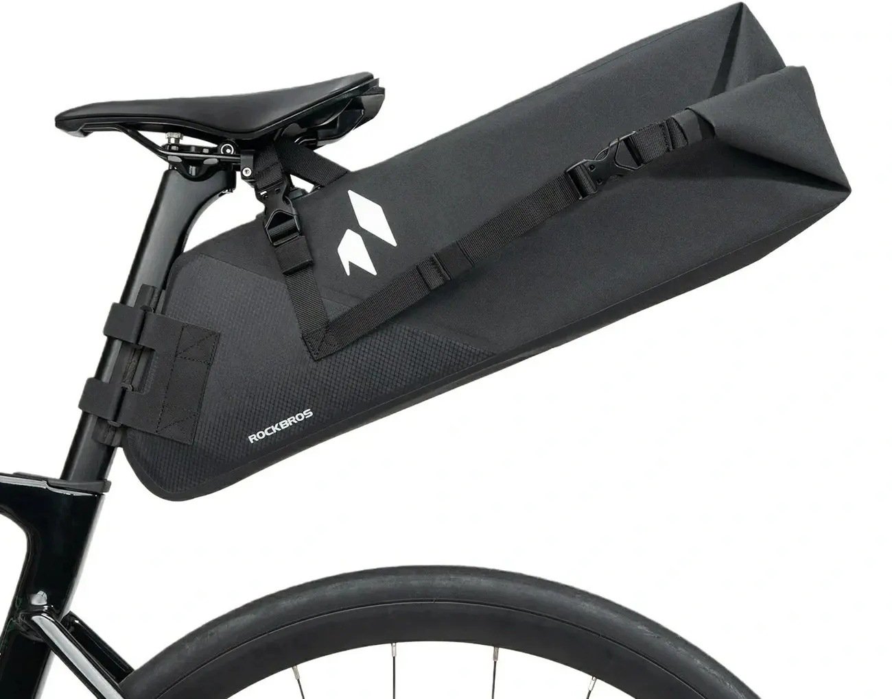 RockBros Torba podsiodłowa AS-157 RideMate wodoodporna - czarna (5907769391569)