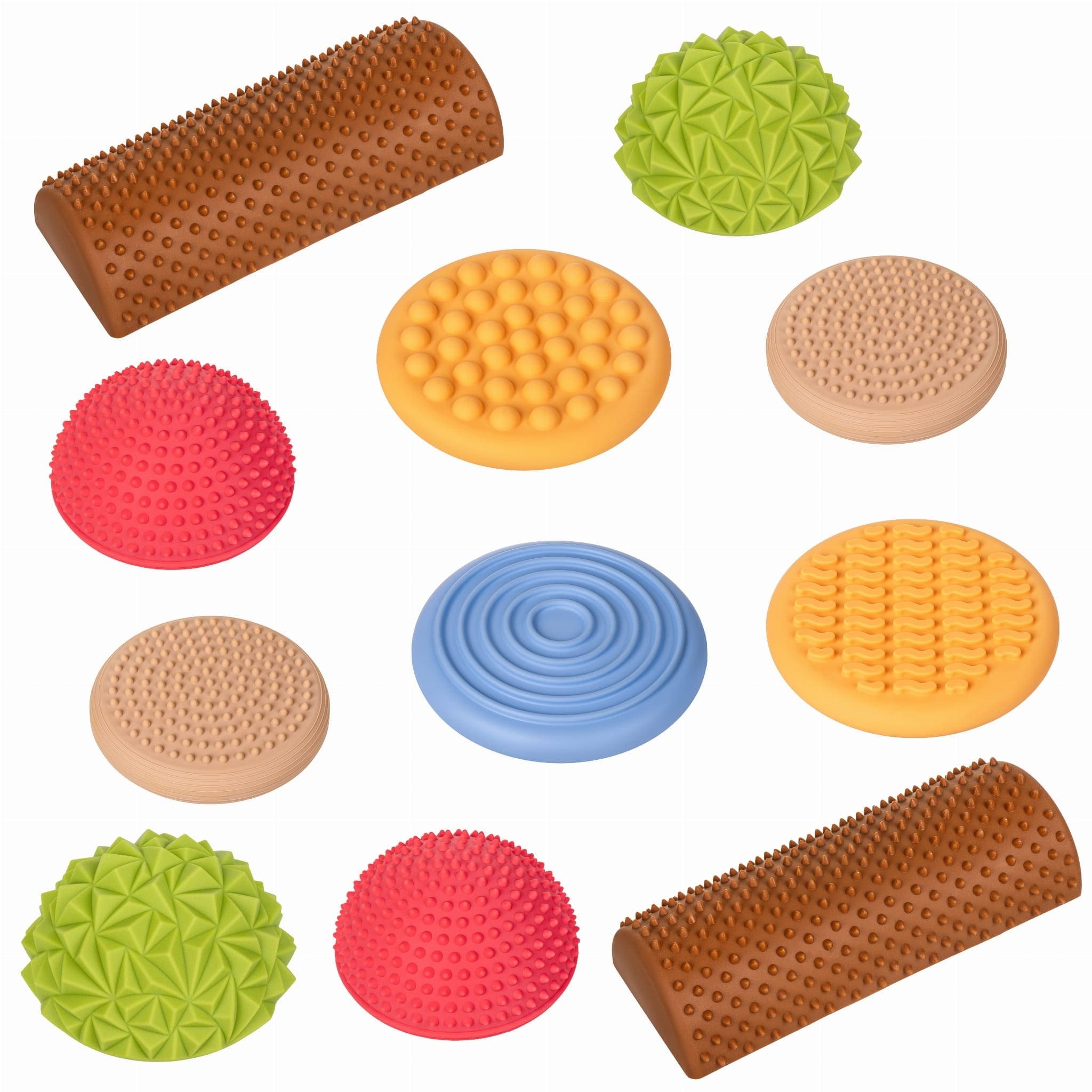 Małpiszon ścieżka sensoryczna 11 szt. pastelowy
