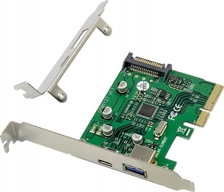 Karta sieciowa Conceptronic PCI Express Card 2-Port 1xUSBC 1XUSBA USB 3.2