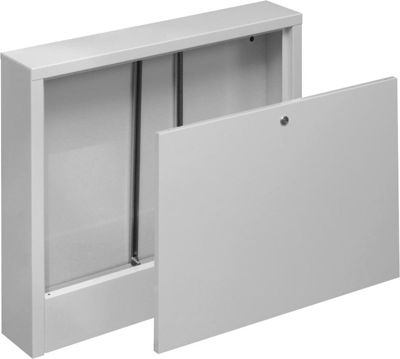 Onnline Szafka instalacyjna natynkowa 8-obiegów 615x580x110mm biała - 17298982