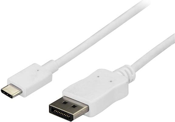 Zdjęcia - Kabel Startech.com  USB StarTech USB-C - DisplayPort 1.8 m Biały  (CDP2DPMM6W)