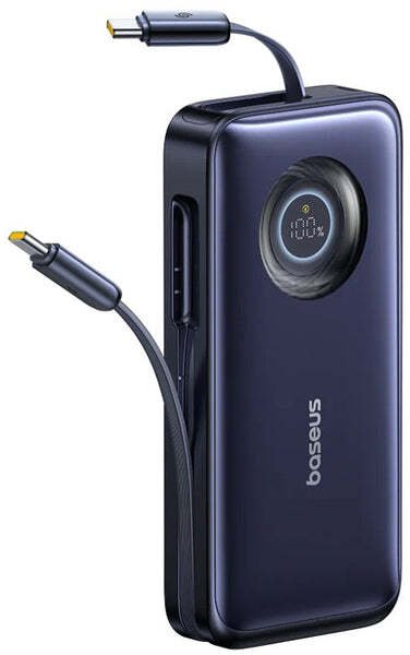 Powerbank Baseus Baseus EnerCore CR11 Retractable 20000mAh 100W Cosmic Black