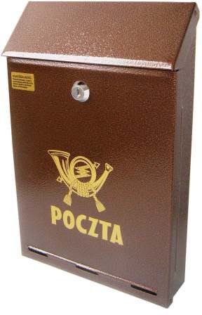 Skrzynka na listy miedź-antyk A-4