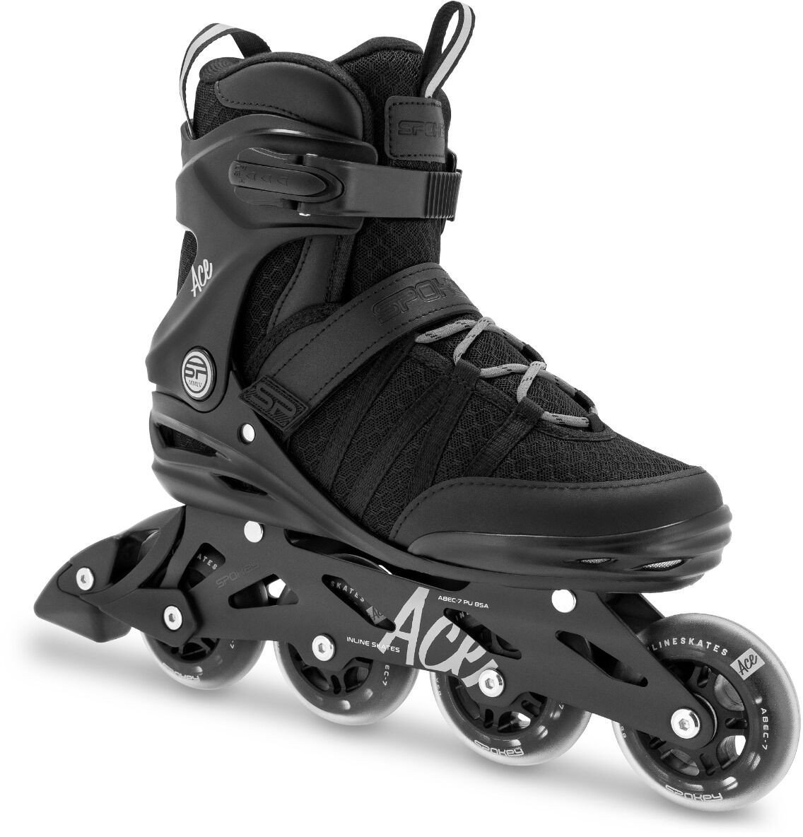 Rolki Spokey Ace rekreacyjne czarne r. 38