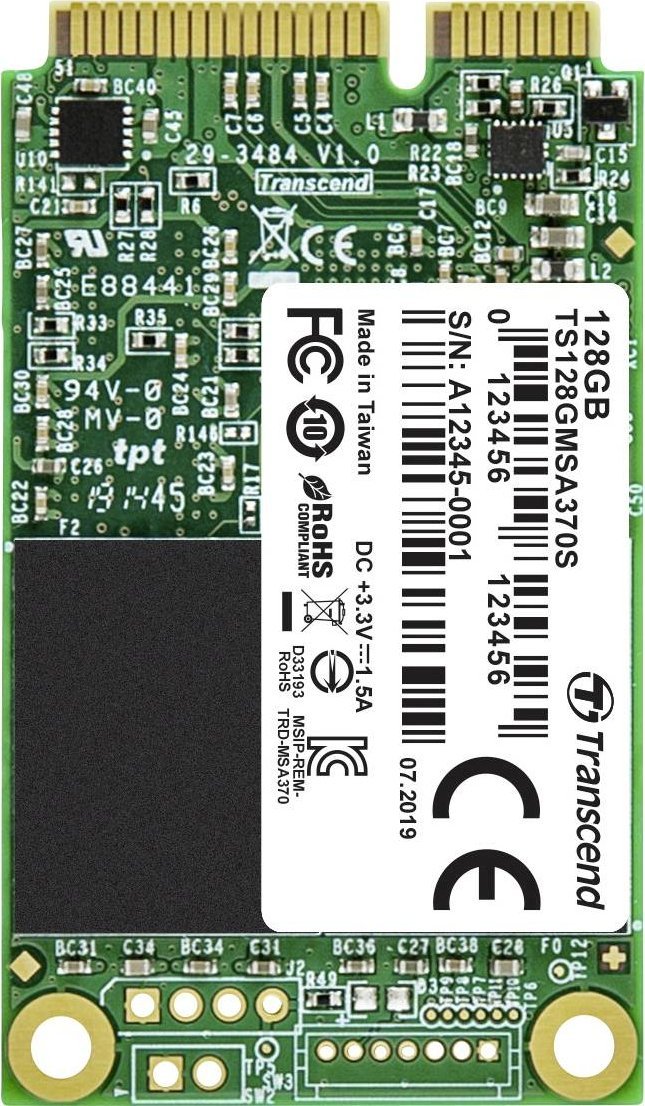 Dysk SSD Transcend MSA370S 128GB M.2 2260 Micro SATA (TS128GMSA370S)