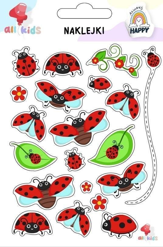 Naklejki dla dzieci Biedronki