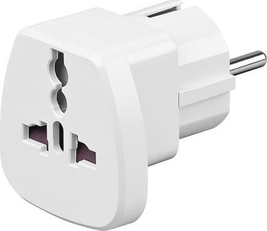 Alcasa Alcasa 1500-RA1 adapter wtyczek zasilających Biały