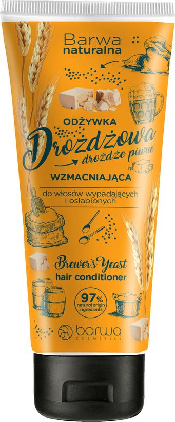 Barwa Odżywka drożdżowa wzmacniająca do włosów osłabionych i wypadających 200ml