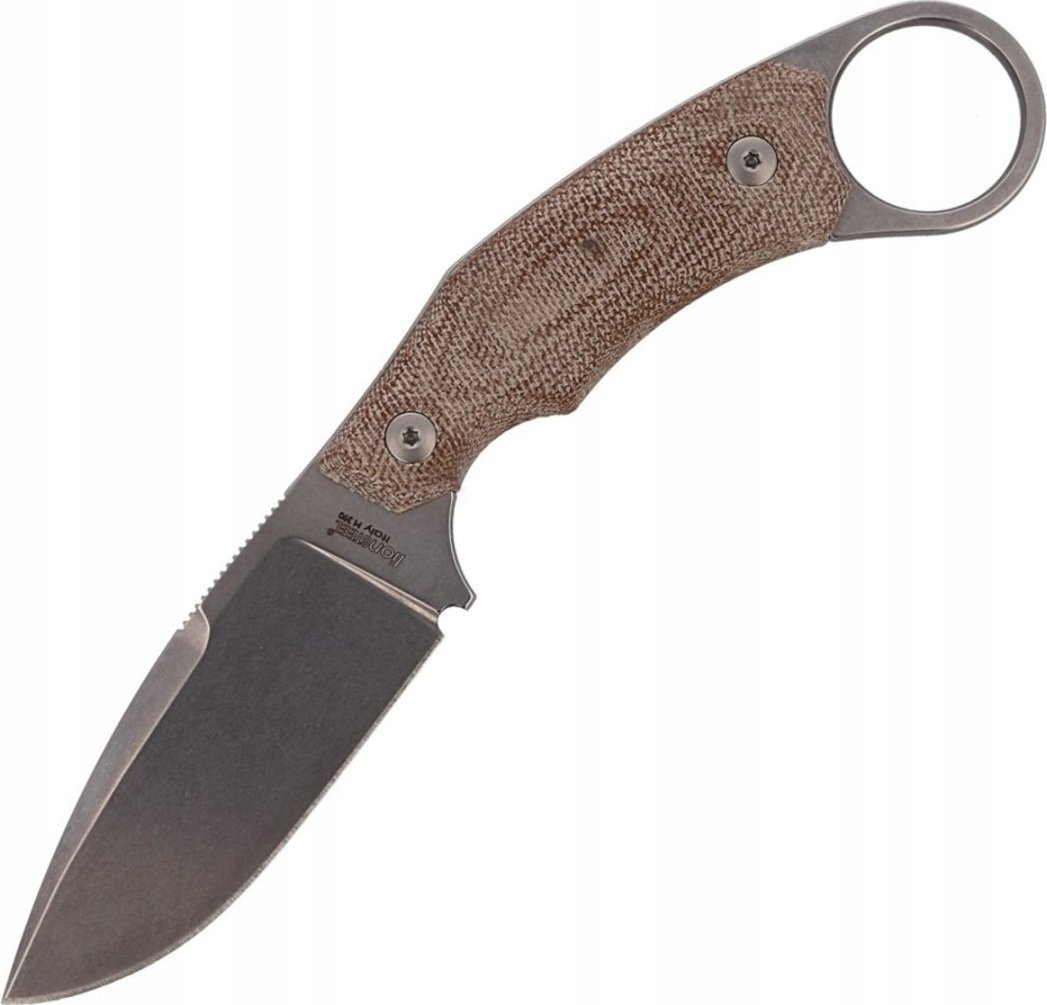 Zdjęcia - Nóż / multitool Lionsteel Knives Nóż  H2 Karambit Canvas Natural, Stone Washed Bl 