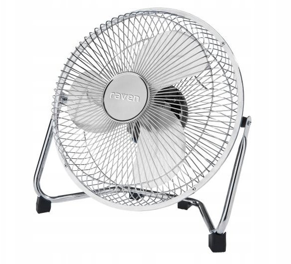 Termowentylator RAVEN Cyrkulator podłogowy RAVEN ECP002NX 30W Regulacja kąta nachylenia Srebrny