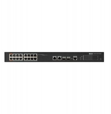 BCS-L-SP1602G-2SFP-M(2) BCS Switch zarządzalny 16x PoE, 2x RJ45, 2x SFP Gigabit