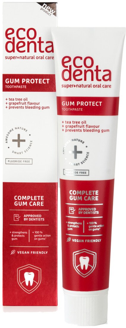 Ecodenta Ecodenta Gum Protect Pasta do zębów chroniąca dziąsła z olejkiem z drzewa herbacianego 75ml
