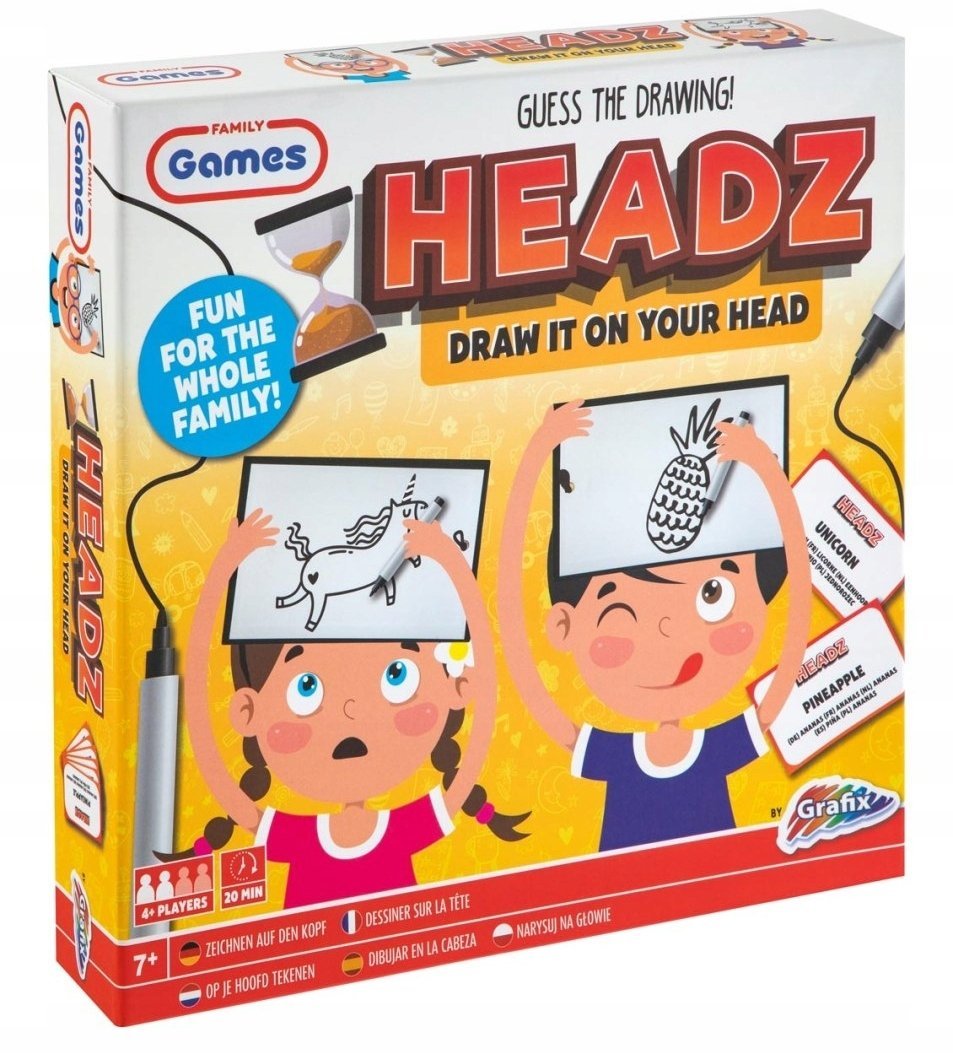 Gra HEADZ Narysuj na głowie