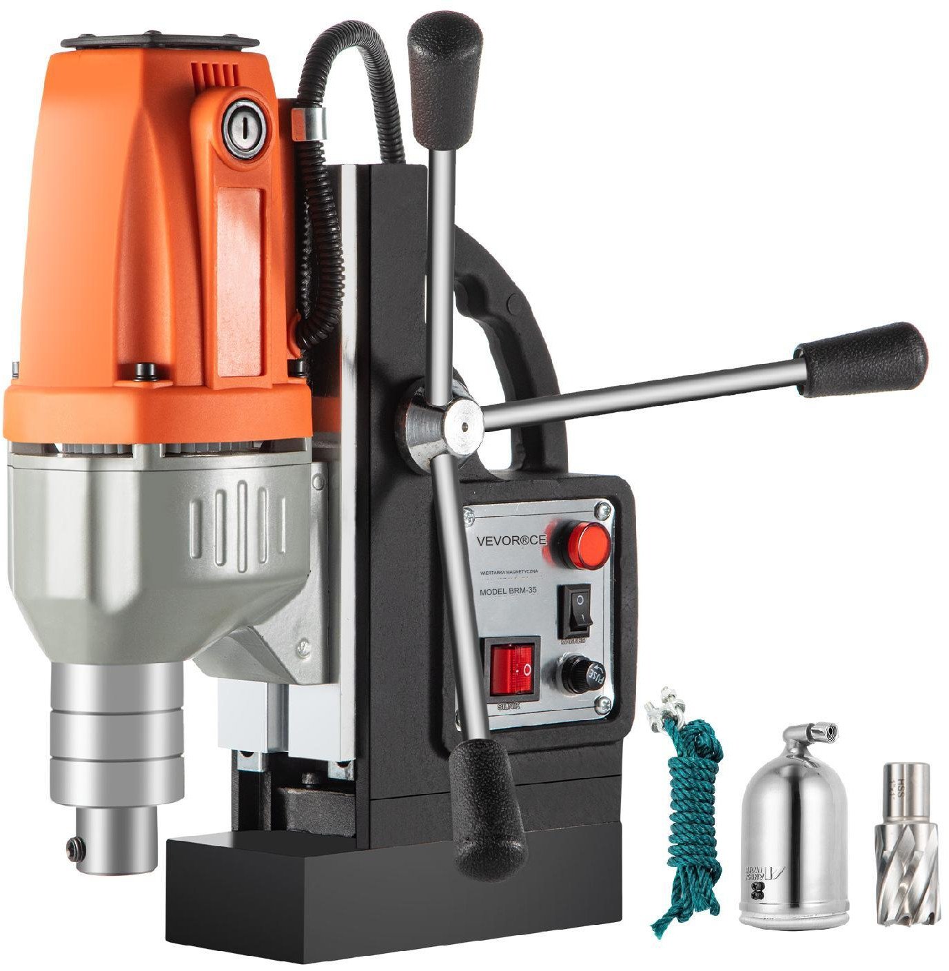 Wiertarka magnetyczna rdzeniowa ze stopą magnetyczną 980 W 10 000 N