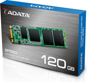 Dysk SSD ADATA Premier Pro SP550 120GB M.2 2280 SATA III (ASP550NS38-120GM-C)