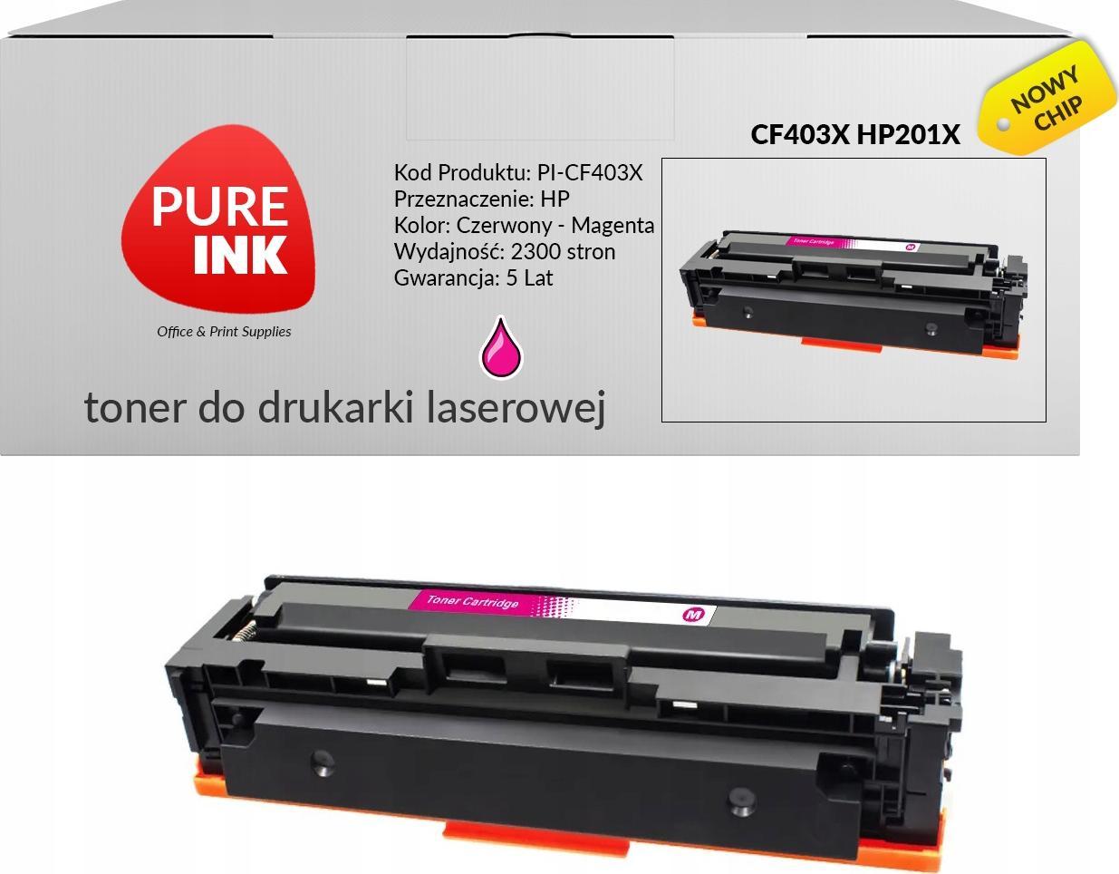 Toner Pureink Magenta Zamiennik 201X