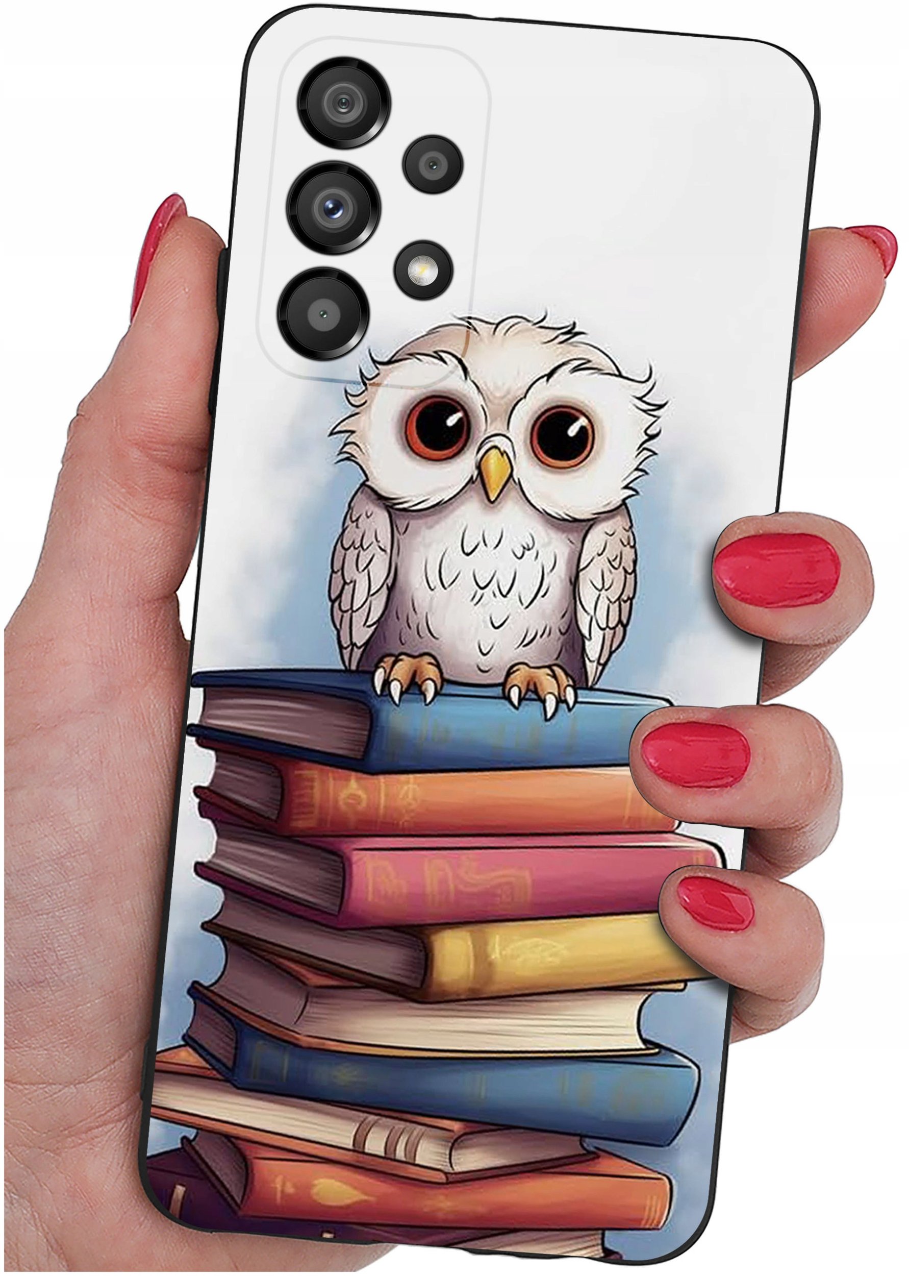 Etui do Samsung A32 4G | WZORY | SILIKONOWE MATT SZKŁO 9H