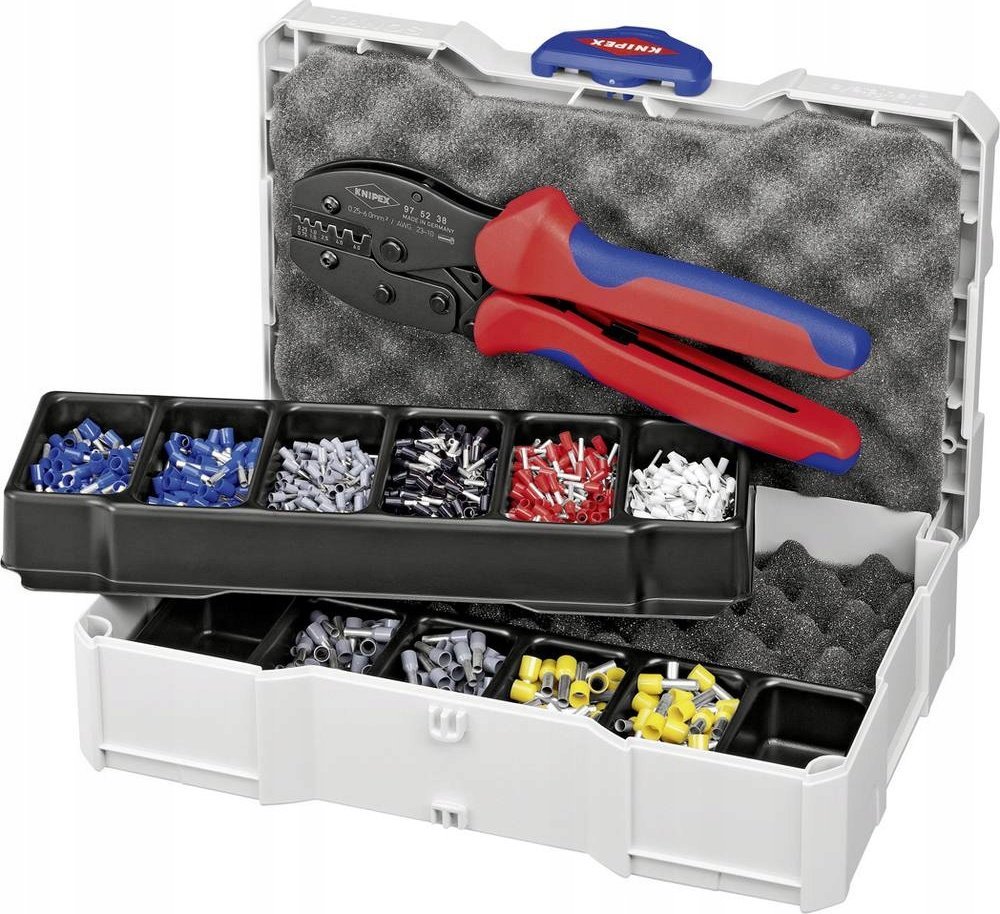 Knipex KNIPEX Crimp Assortment for End Sleeves with Crimping Pliers