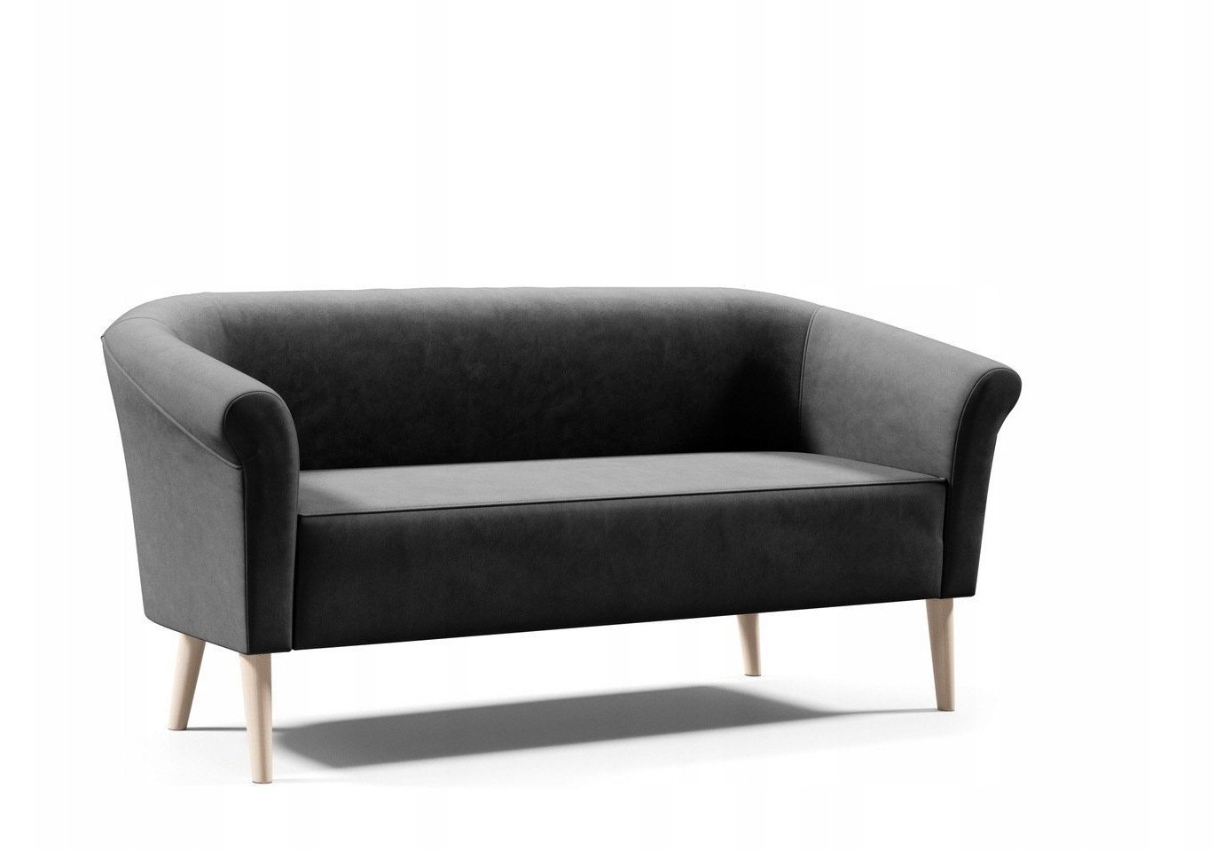 Sofa ESPERO styl skandynawski 3 osobowa welur monolith 97